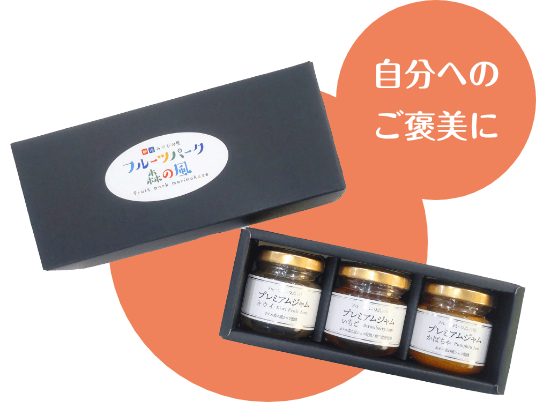 【森の風オリジナル】プレミアムジャム 50g×3個セット